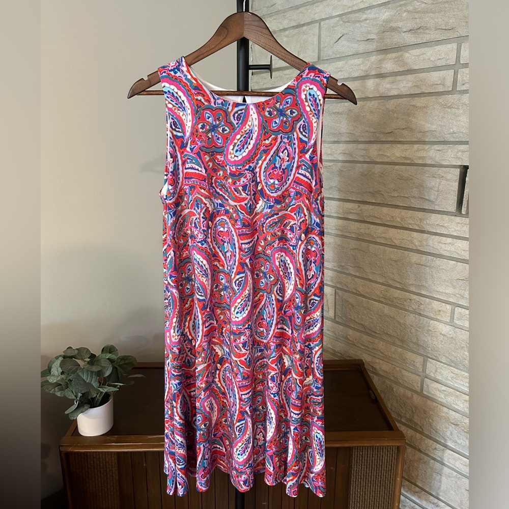 Anne Klein Paisley Swing Dress